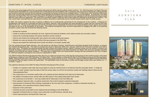 2010 Downtown Plan - Fort Myers Business Development