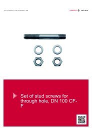 Data sheet Â· Set of stud screws - Pfeiffer Vacuum