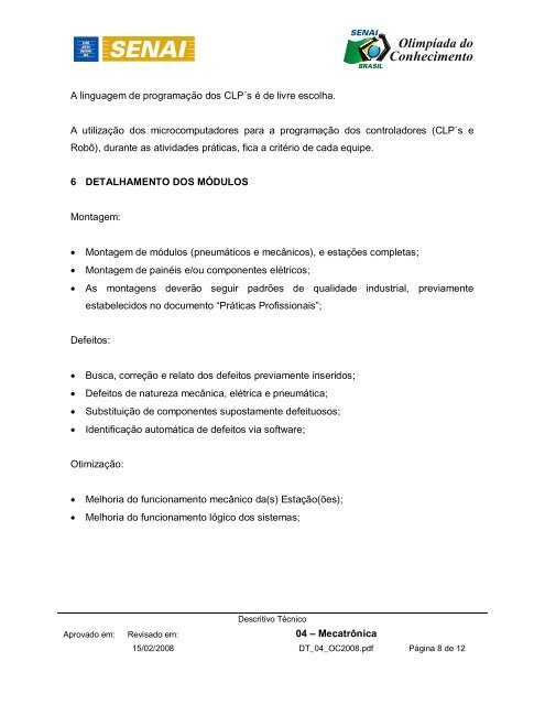 04 MecatrÃ´nica - nead@senairs.org.br