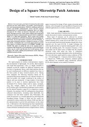 Design of a Square Microstrip Patch Antenna - International Journal ...