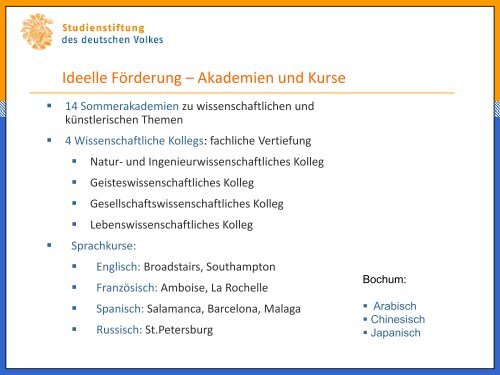 Stipendien-Infoabend - Graduiertenschule der FAU