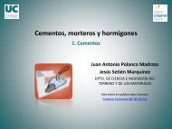 Cementos, morteros y hormigones