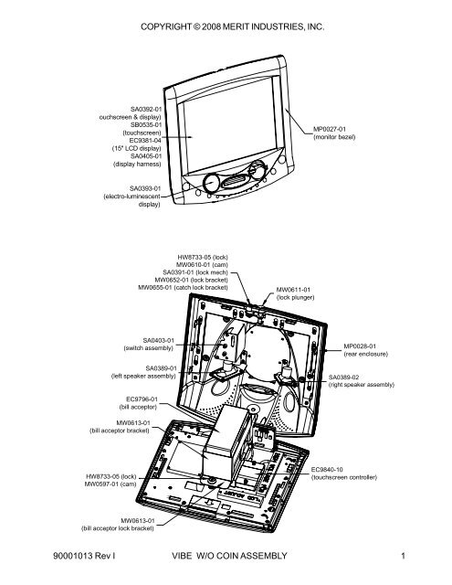 merit megatouch wiring diagram - Wiring Diagram