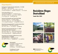 Basisdaten Biogas Deutschland