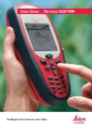 Come Closer… The Leica GS20 PDM - TerraPro GPS Surveys Ltd.