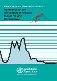 Guidelines on the elimination of residual foci of malaria ... - GiveWell