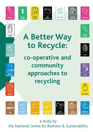 A Better Way to Recycle: co-operative and community ... - Urbed