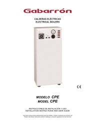 CPE-33 Caldera eléctrica alta potencia