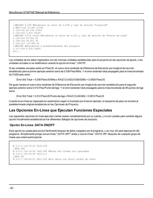 STAR*NET Reference Manual - MicroSurvey Downloads Site