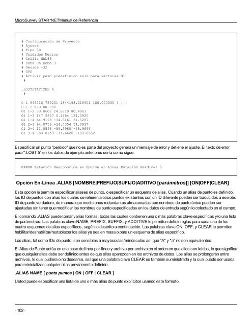 STAR*NET Reference Manual - MicroSurvey Downloads Site