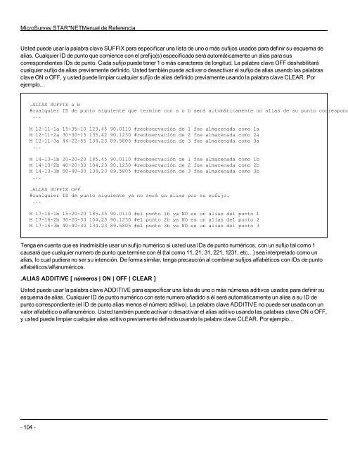 STAR*NET Reference Manual - MicroSurvey Downloads Site