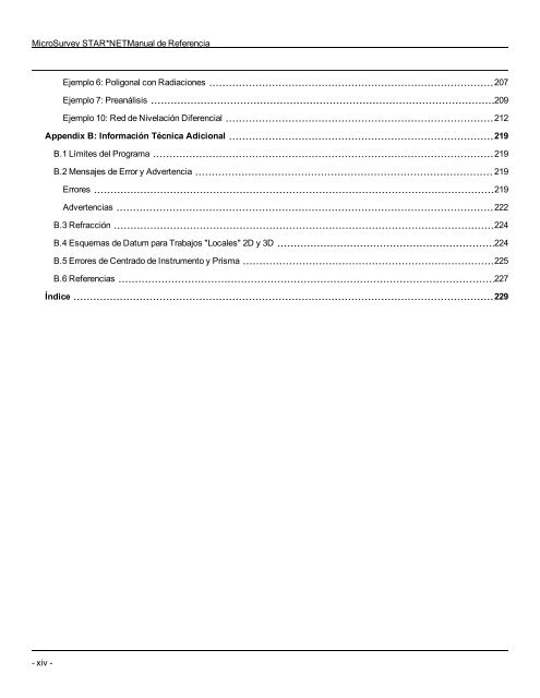 STAR*NET Reference Manual - MicroSurvey Downloads Site