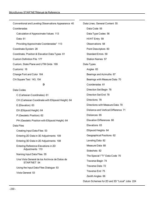 STAR*NET Reference Manual - MicroSurvey Downloads Site