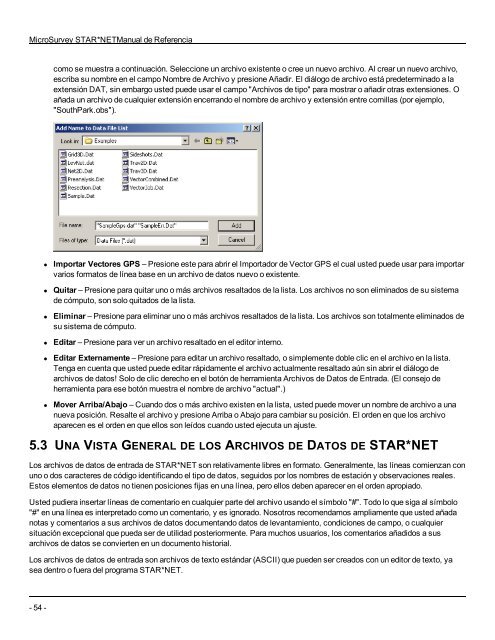 STAR*NET Reference Manual - MicroSurvey Downloads Site