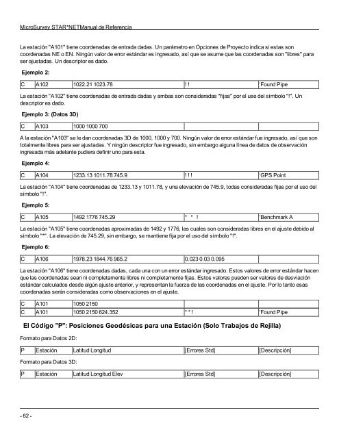 STAR*NET Reference Manual - MicroSurvey Downloads Site