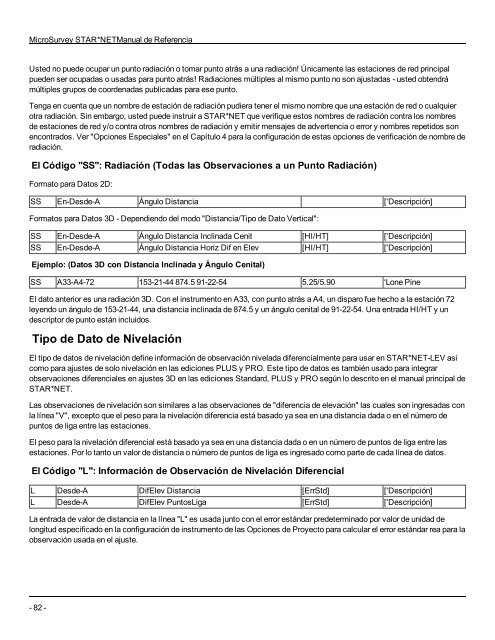 STAR*NET Reference Manual - MicroSurvey Downloads Site