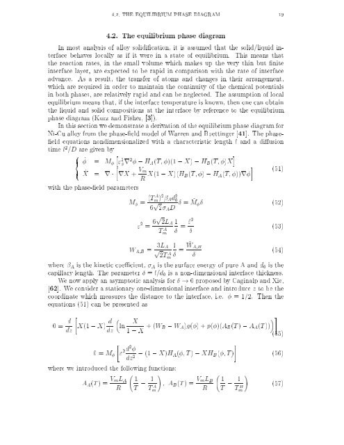 Phase-field modeling of diffusion controlled phase ... - KTH Mechanics