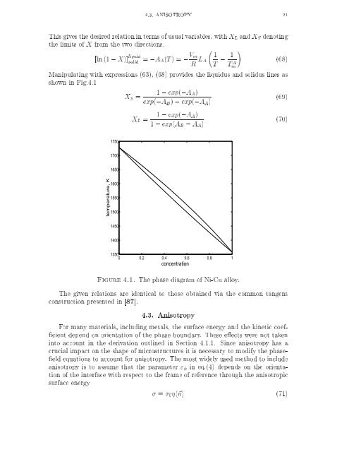 Phase-field modeling of diffusion controlled phase ... - KTH Mechanics