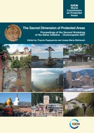 (eds) (2009). The Sacred Dimension of Protected Areas - IUCN