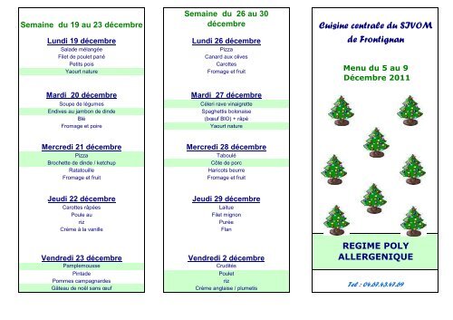 Menu de dÃ©cembre vert.pdf - Mairie de Balaruc Le Vieux