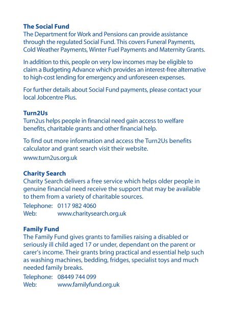 Scottish Welfare Fund - A Guide to Additional Support - Angus Council