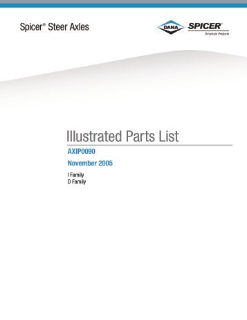 Illustrated Parts List