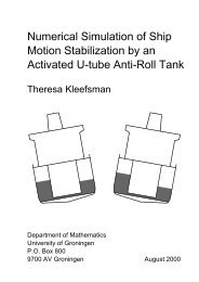 Numerical Simulation of Ship Motion Stabilization by an Activated U ...