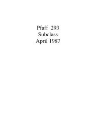 Pfaff 293 Subclass 4-87