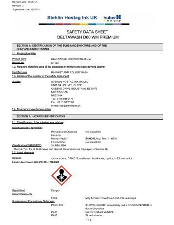 Deltawash D60 WM Premium D1092 - Stehlin Hostag UK