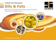 Lovibond Colour Measurement Oils & Fats - Labtek