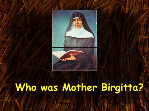 Mother Birgitta Korff â âfoundressâ of foundress of Tutzing