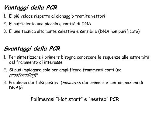 Appunti di Principi-BiolMol CTF - Capitolo3 - Omero