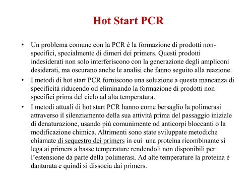 Appunti di Principi-BiolMol CTF - Capitolo3 - Omero