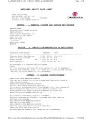 MATERIAL SAFETY DATA SHEET - EMI Supply, Inc