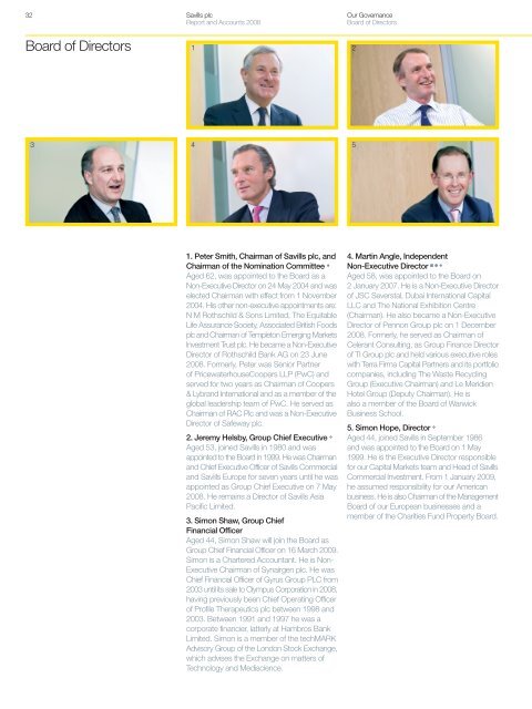 Board of Directors - Savills