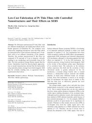 Low-Cost Fabrication of Pt Thin Films with ... - IngentaConnect