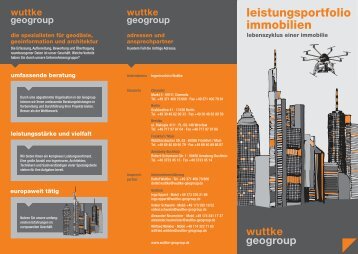 leistungsportfolio immobilien - wuttke geogroup