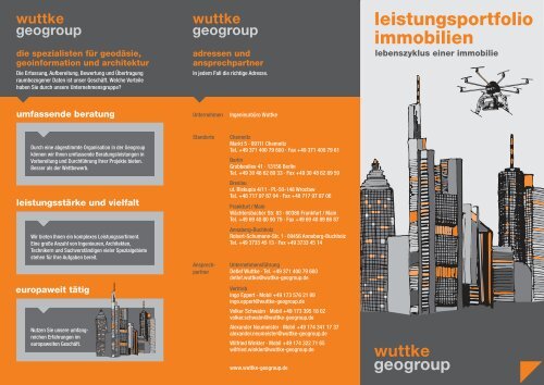 leistungsportfolio immobilien - wuttke geogroup