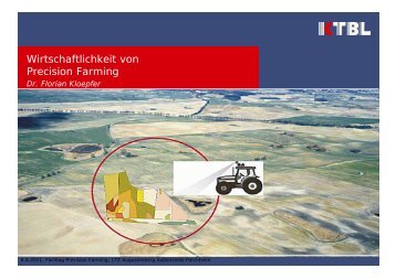 Kloepfer - Wirtschaftlichkeit von Precision Farming