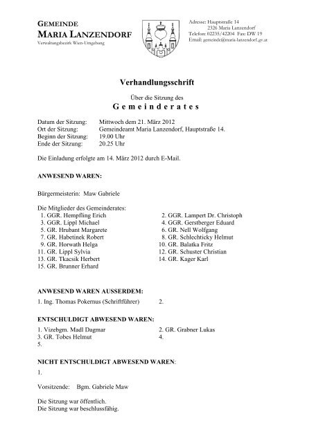 Gemeinderatsitzung vom 21.03.2012 (229 KB) - .PDF