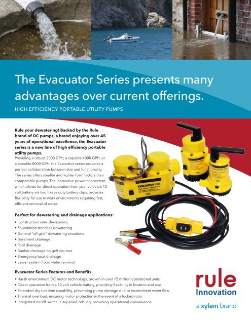 Download Evacuator Spec Sheet - Navalex