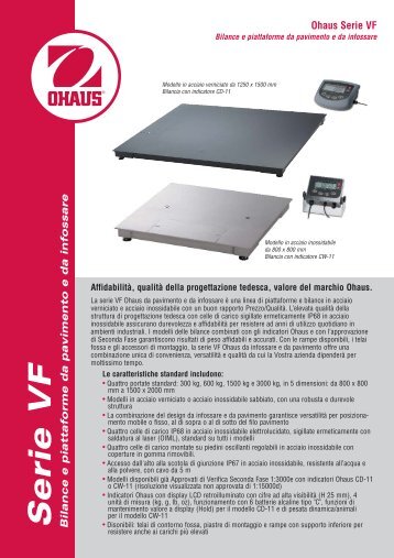 Bilance industriali e bilici serie VE-VFP-VFS da 300-3000 kg