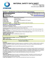 MSDS - PROTON, Acid CIP Detergent