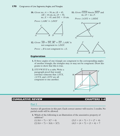 AMSCO'S Geometry. New York - Rye High School