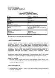 COMPORTAMIENTO ANIMAL - Escuela de Medicina Veterinaria ...