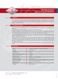 Digital ohmmeter DO 200/2000 P User's Guide - Austin Detonator sro