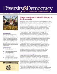 Global Learning and Scientific Literacy at the ... - DiversityWeb