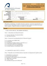 Programa - Universidad de Las Palmas de Gran Canaria