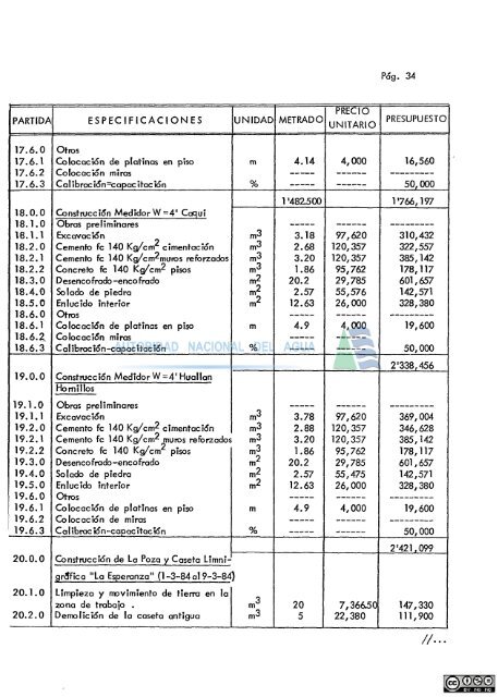 construcciÃ³n e implementacion de estaciones hidrometricas en el ...