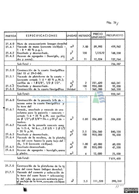 construcciÃ³n e implementacion de estaciones hidrometricas en el ...